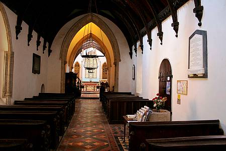 St Anthony in Roseland - The Nave
